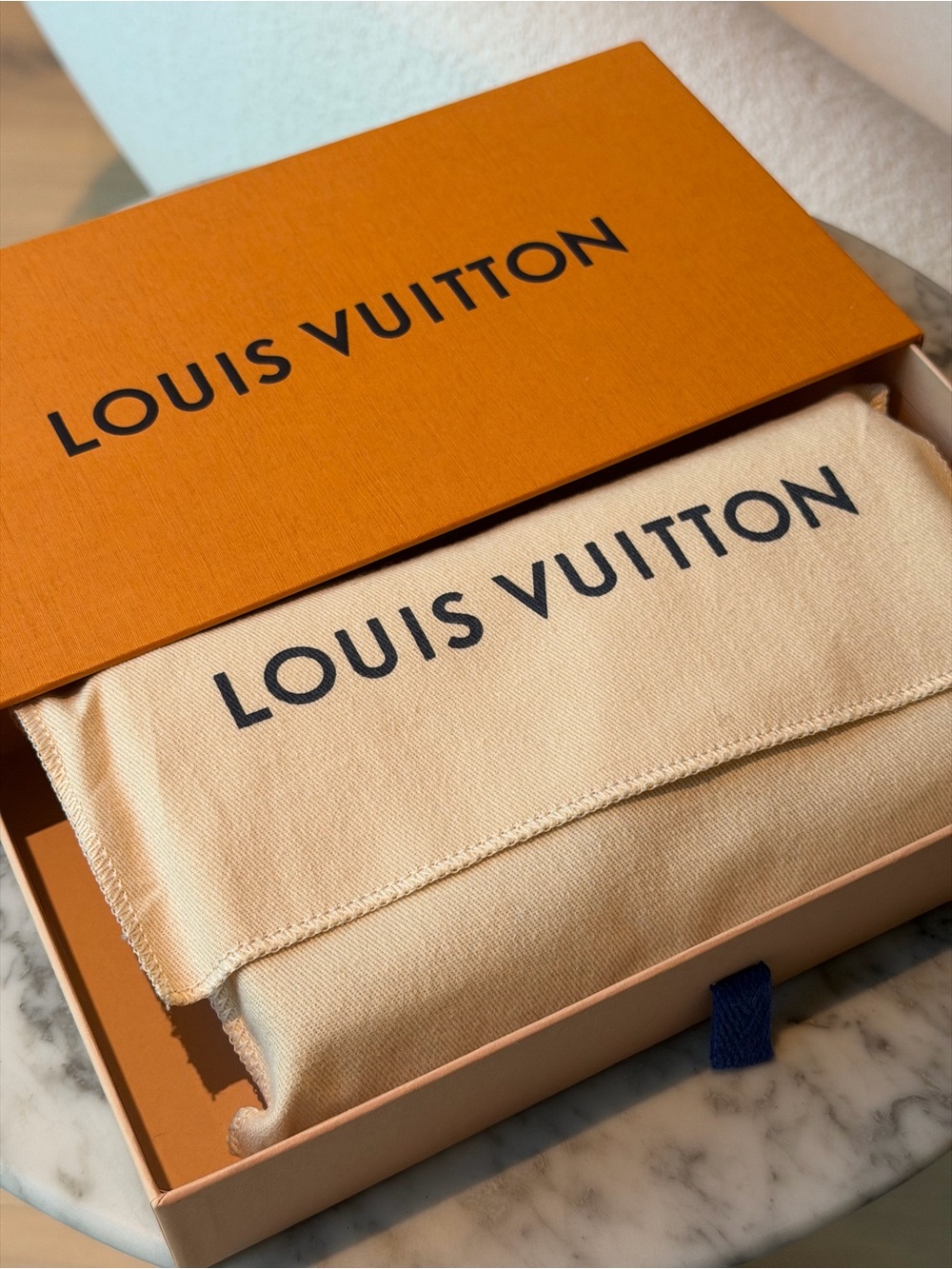 Louis Vuitton Taupe Epi Leather Wallet with Gold LV Twist Lock - Picture 2 of 7